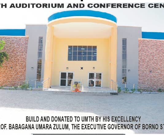 Landmark Projects commissioned at the UMTH, Maiduguri on Thursday, 19th November, 2020.