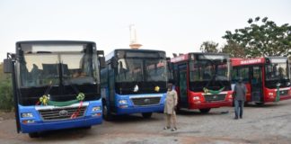 CNG powered buses handed over to Organized Labour