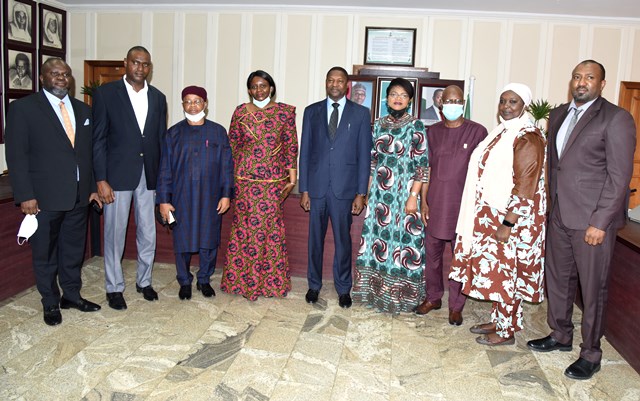 Honourable Attorney General/Minister Of Justice, Abubakar Malami, SAN, At The Center In A Group Photograph With His Staff And Members Of CSO ‘ Center For Fiscal Transparency And Integrity Watch’ , At HAGF’s Conference Room In Abuja On Tuesday 23rd February, 2021. Honourable Attorney General/Minister Of Justice, Abubakar Malami, SAN, At The Center In A Group Photograph With His Staff And Members Of CSO ‘ Center For Fiscal Transparency And Integrity Watch’ , At HAGF’s Conference Room In Abuja On Tuesday 23rd February, 2021.