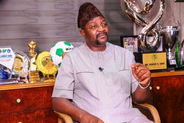 Hon. Min. of Youth and Sports - Sunday Dare