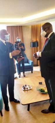 Honourable Minister of State For Petroleum Resources, H. E Timipre Sylva meets with the Minister of Petroleum of the Republic of The Congo in Brazzaville