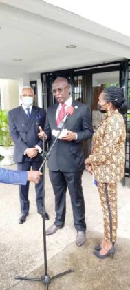 Honourable Minister of State For Petroleum Resources, H. E Timipre Sylva meets with the Minister of Petroleum of the Republic of The Congo in Brazzaville