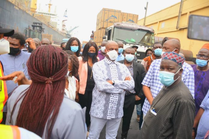 Minister of Transportation, Rt. Hon. Chibuike Rotimi Amaechi at NPA