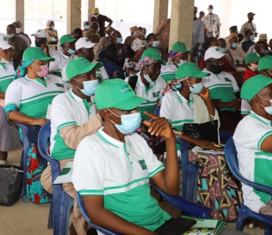 TRAINING OF 1,100 EXTENSION AGENTS