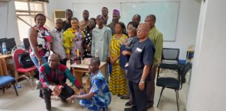 Mr. Komolafe's Retirtement group photo