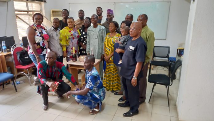 Mr. Komolafe's Retirtement group photo