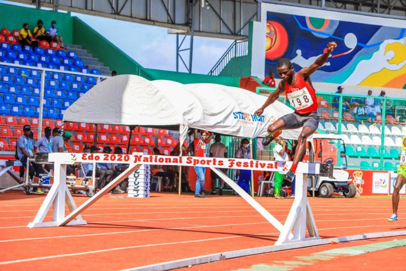 An athlete during Edo2020
