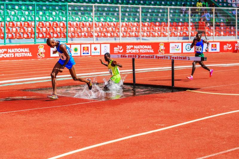 Athletes during Edo2020