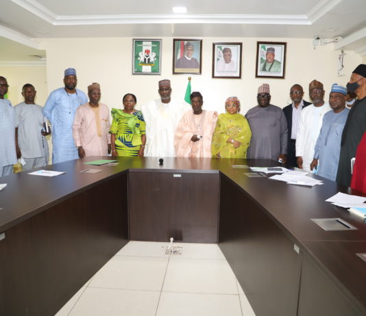 Group Photograph after the Meeting at the Ministry's Conference Room.