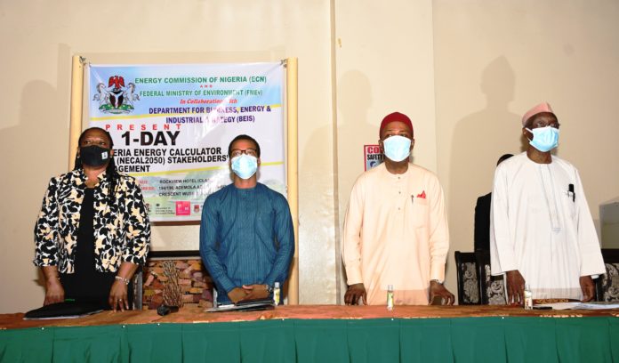 Hon. Mnister of Science & Tech. - Ogbonnaya Onu at the Nigeria Energy Calculator 2050 (NECAL2050) stakeholders engagement