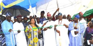 Commissioning And Handing Over Of Erosion Control Of Flooded Area/Road Improvement Works At Owo Local Government Area, Ondo State By The Hon Min Of State For Niger Delta Affairs, Sen. Omotayi Alasoadura.Commissioning And Handing Over Of Erosion Control Of Flooded Area/Road Improvement Works At Owo Local Government Area, Ondo State By The Hon Min Of State For Niger Delta Affairs, Sen. Omotayi Alasoadura.