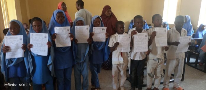 Enumeration and capturing of pupils in Anguwar Pry Sch, Bauchi State (NHGSFP)&