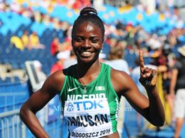 Minister hails Amusan despite 4th place finish