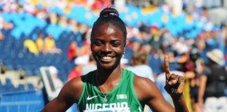 Minister hails Amusan despite 4th place finish