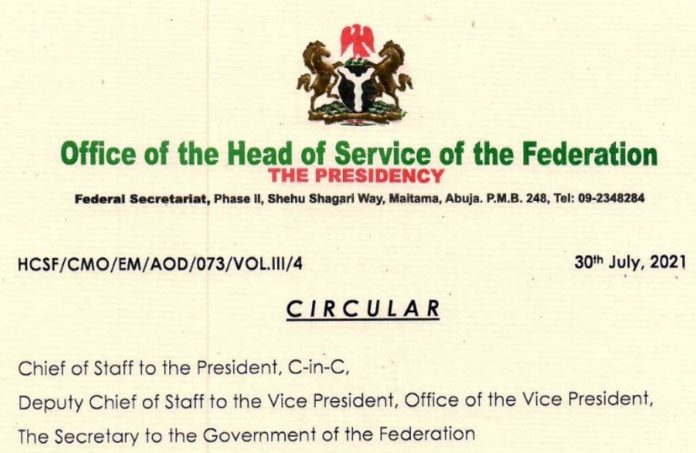 Promotion Entries by MDAs for the 2021 Promotion Exercise