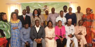 showing standing: Director Police Inspectorate, Mrs. Mary Ele-Ojoh Akpa with the participants during a 3-day capacity building workshop on Police Public Complaints Technology and management organized by the Police Inspectorate Department of the Ministry of Police Affairs in Abuja.