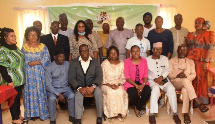 showing standing: Director Police Inspectorate, Mrs. Mary Ele-Ojoh Akpa with the participants during a 3-day capacity building workshop on Police Public Complaints Technology and management organized by the Police Inspectorate Department of the Ministry of Police Affairs in Abuja.