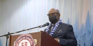 HMSH Dr. Olorunnimbe Mamora at the event.