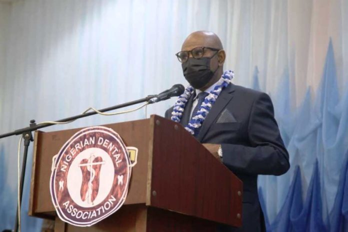 HMSH Dr. Olorunnimbe Mamora at the event.