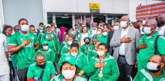 Sports Minister, Amokachi Welcome Heroic Paralympians