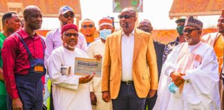 FG receives rehabilitated Football Pitch, score Board from Dangote Group