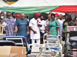 Ikpeazu Flags Off distribution of Medical Equipment to Healthcare Facilities across the State