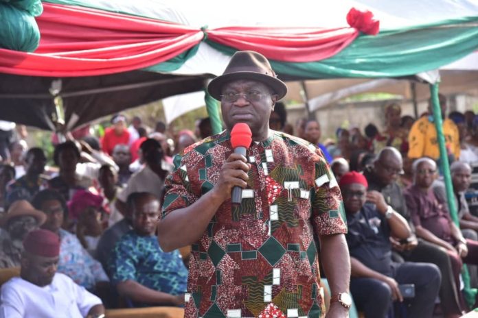 Abia Governor Ikpeazu inaugurates two major Gully Erosion Remediation Projects in two different parts of the State