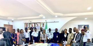 Group Photograph of the Air Force Officers and Members of OSGoF's Management