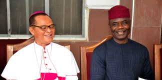 Abia Deputy Governor Applauds the elevation and appointment of ArchBishop Lucius Iwejuru Ugorji As The Archbishop of Owerri ArchDiocese