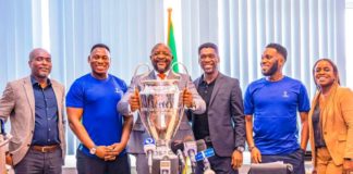 Nigeria receives UEFA Champions League Trophy