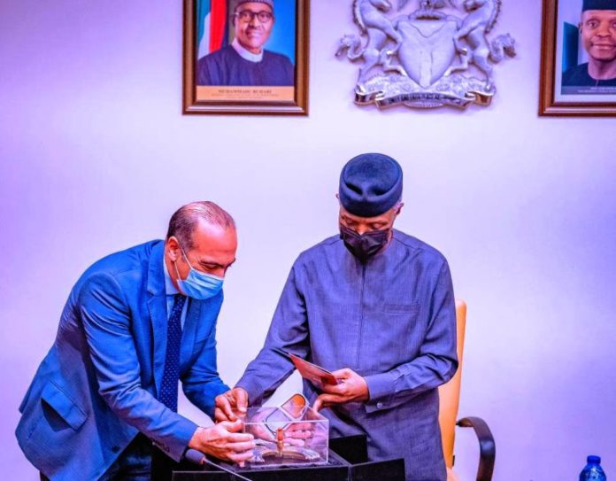 Osinbajo receives ICC Prosecutor at Aso Villa, commends proposed reforms at International Court