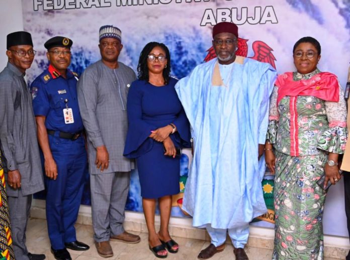UNICEFWorld Toilet Day Planning Committee The Honourable Minister Engr Suleiman Adamu and the Permanent Secretary Mrs Didi Walson-Jack and some members of the newly inaugurated committee