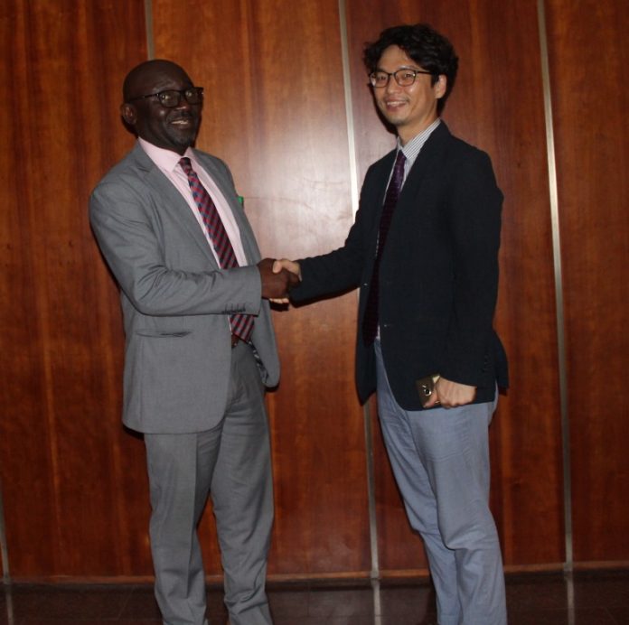 MNDA to forge closer collaboration with KOICA L-R The overseeing Director in the office of Permanent Secretary, MNDA, Mr. Alfred Abah and the Country Director, KOICA, Mr. Sun Sungil during the courtesy visit to the Ministry
