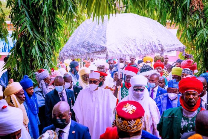 President Buhari meets victims of Kano Explosion, expresses sorrow