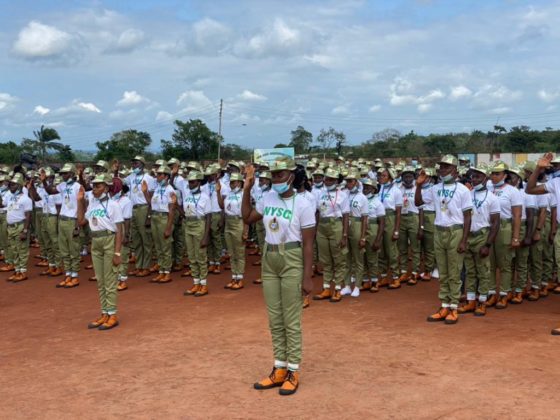 NYSC DG Swears-In 1343 Batch ‘B’2022 Stream I Corps Members in Abia State