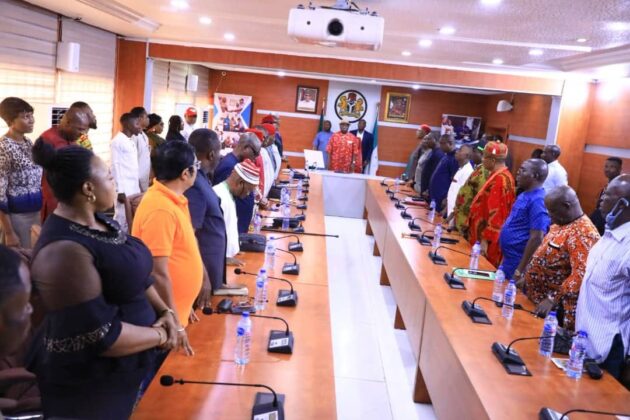 Ikpeazu Receives First Abia State Industrial Policy Document From United Nations Industrial Development Organization (UNIDO)