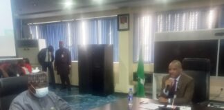 NIMASA DG, Dr. Bashir Jamoh and BPSR, Dr. Dasuki Ibrahim Arabi