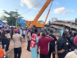 COLLAPSED BUILDING IN KANO