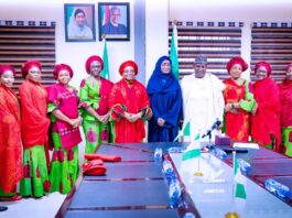 NAOWA pays courtesy visit to the Minister of Humanitarian Affairs Sadiya Umar Farouq in Abuja