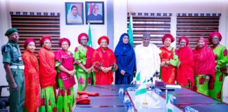 NAOWA pays courtesy visit to the Minister of Humanitarian Affairs Sadiya Umar Farouq in Abuja