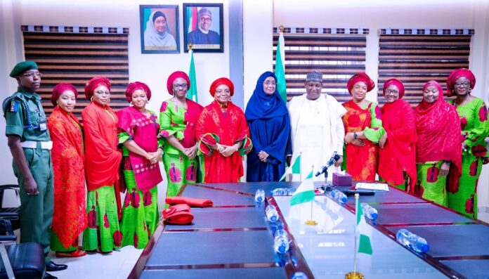 NAOWA pays courtesy visit to the Minister of Humanitarian Affairs Sadiya Umar Farouq in Abuja