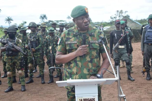 14 Brigade Step Up Headquarters, Amaekpu Ohafia, Exercise Golden Dawn 11 has been flagged off