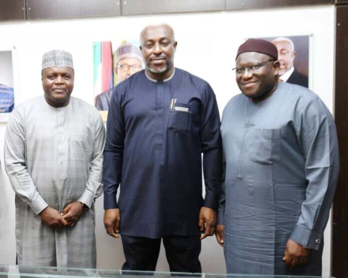 Dr. Mustapha Yaro. MD National Ear Care Centre Kaduna (Center) HMSH Hon. Joseph Ekumankama (Left) Dr. Mustapha Yaro. MD National Ear Care Centre Kaduna (Center) HMSH Hon. Joseph Ekumankama (Right) Dr. Aliyu Balarabe. MD FMC Birnin-Kebbi