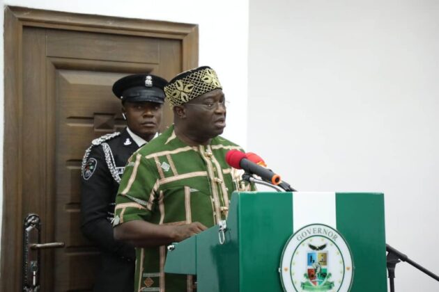Abia State Governor, Dr. Okezie Ikpeazu Presents A Budget Estimate Of N157,517,504,300 For Speedy Passage