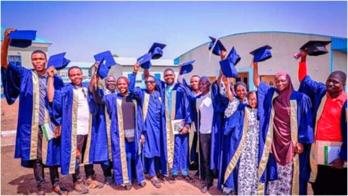 Some of the graduating students