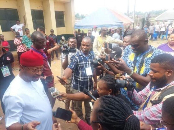 Governor Ikpeazu Votes