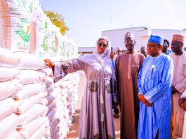 Food Items to Victims of Maiduguri Monday Market Fire