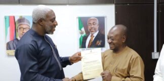 HMSH Hon. Joseph Ekumankama with Dr. Monday Igwe (MD FNPH Enugu)