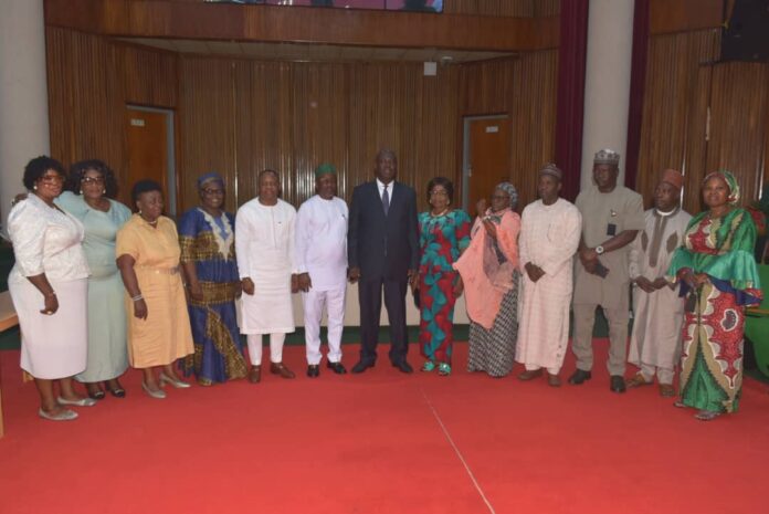 The Ministers in a group photograph with the PS and Directors