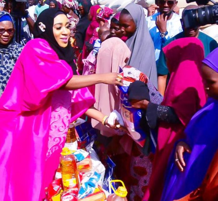 Humanitarian Minister distributes Food items to Rescued Families, Chibok Girls, others at Bulumkutu Rehabilitation Camp